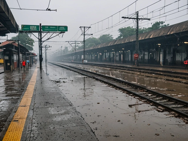 मुंबई में भारी बारिश और जलभराव से जीवन अस्त-व्यस्त, ट्रेनें रद्द, स्कूल बंद