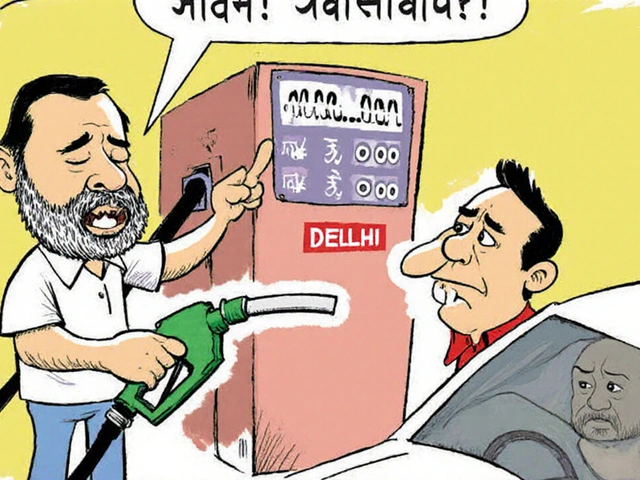 दिल्ली विधानसभा चुनाव 2025 के परिणामों पर कार्टून बूम: बीजेपी का कमल, AAP का झाड़ू टुटा